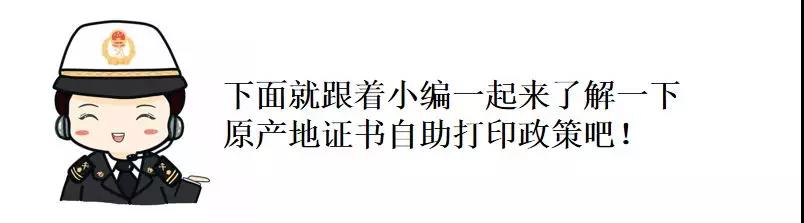 重磅!今天起不用跑海关也能申领原产地证啦!