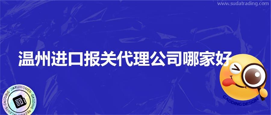 温州进口报关代理公司哪家好?不如选择19年经验的公司看看